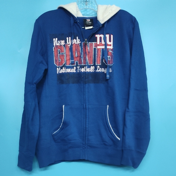 NFL New York Giants Blue and White Hoodie - Picture 1 of 8